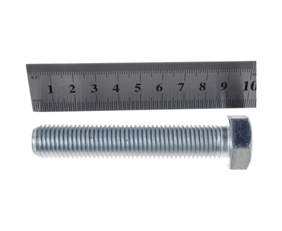 Болт с шестигранной головкой Крепежная техника полная резьба, DIN 933 558, 16х90, 15 шт. 493573 БК – изображение 2
