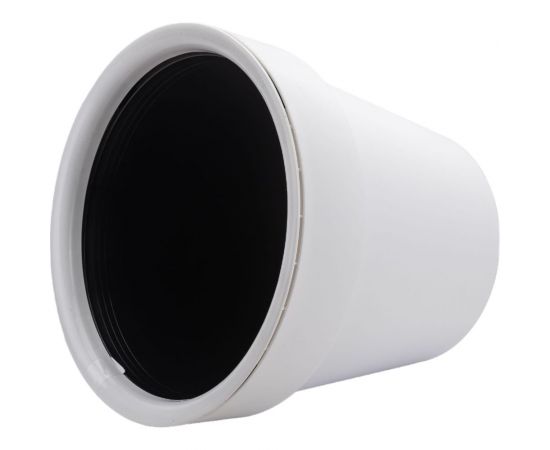 Пластиковый горшок liveingreen Протея 9 л, белый, с вкладкой, диам. 27 см, высота 24 см ПР27-10 – изображение 6