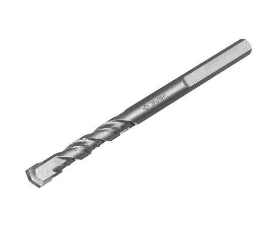 Сверло по бетону усиленное ЗУБР Профессионал 5х85 мм, 3-х гранный хвостовик 2916-085-05_z01 – изображение 3