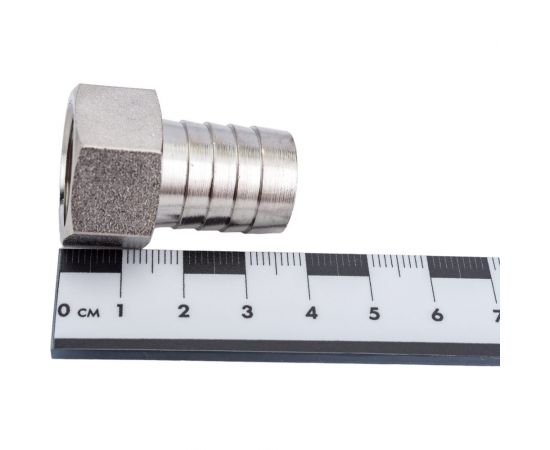 Штуцер никелированный 1/2" ВР x 18 мм STI D270-05050 – изображение 3