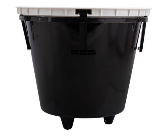 Пластиковый горшок liveingreen Протея 9 л, белый, с вкладкой, диам. 27 см, высота 24 см ПР27-10 – изображение 2