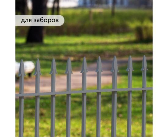 Быстросохнущая грунт-эмаль по ржавчине, металлу 3 в 1 Elcon графит, 0.8 кг 00-00463005 – изображение 8