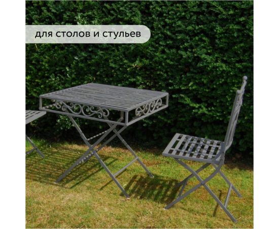 Быстросохнущая грунт-эмаль по ржавчине, металлу 3 в 1 Elcon графит, 0.8 кг 00-00463005 – изображение 3