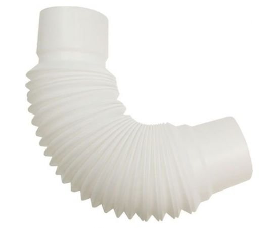 Универсальный гибкий отвод Murol 80 мм, белый 14059 
