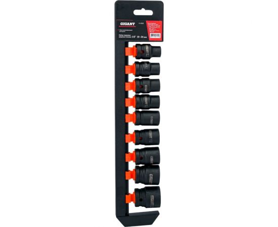 Набор торцевых ударных головок (9 шт; 10-24 мм; 1/2 DR) Gigant G-11323 