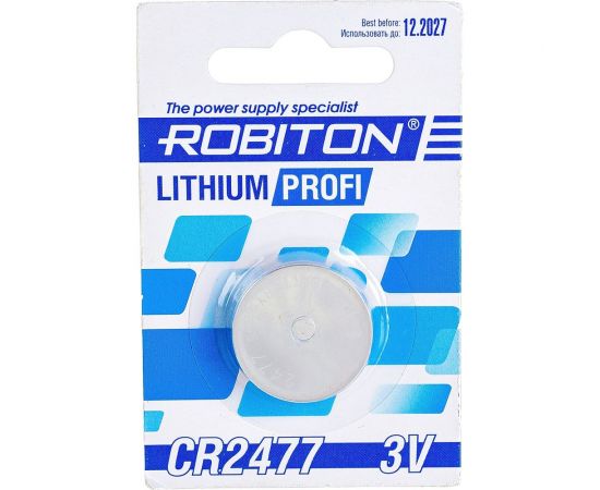 Элемент питания Robiton PROFI R-CR2477-BL1 CR2477 BL1 17454 