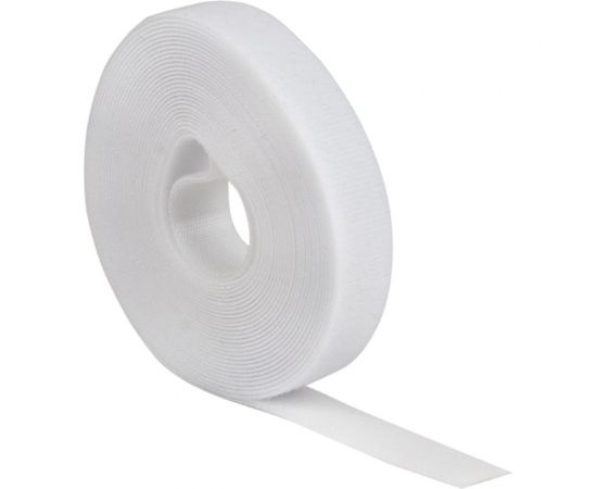 Хомут-липучка EKF 16 мм, 5 м, ролл, белый PROxima hlft-1-w 