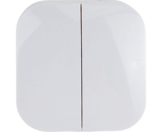 2-клавишный выключатель для открытой установки IEK Glory вс20-2-0-хб 10А, белый EVH20-K01-10 