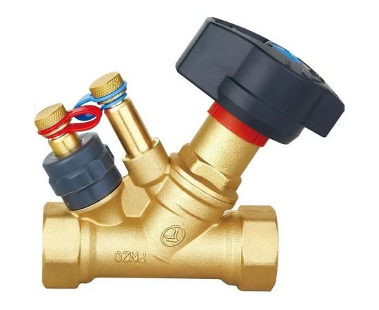 Балансировочный клапан DOUBLE-LIN 3/4" со штуцер латунный LL4063 (3/4") 