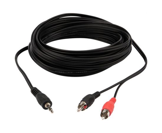Шнур Стерео 3.5 мм - 2 RCA REXANT, длина 10 метров 17-4207 