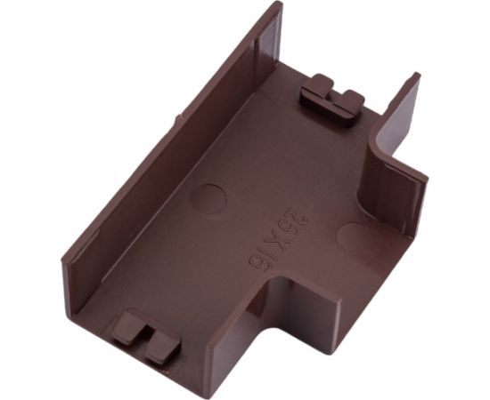 T-образный угол EKF PROxima Plast, 4шт под темное дерево tchd-25-16x4 