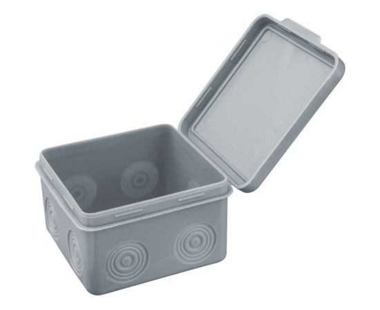 Распаечная коробка Navigator 93 757 nss-db-80-80-50-gr открытого монтажа без мембран 93757 