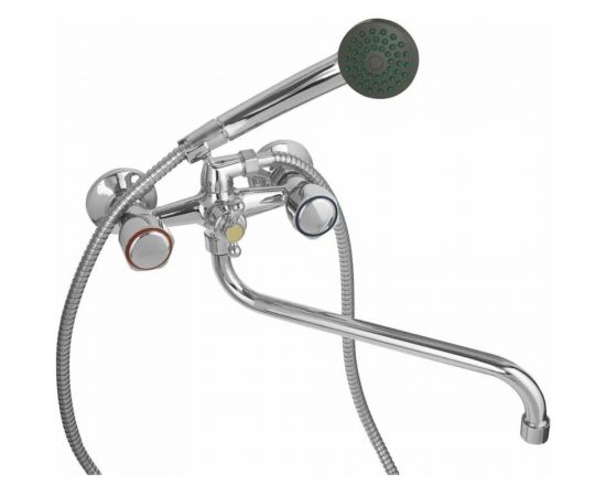 Смеситель для ванной WISENT с изливом 30 см и душем 2266 