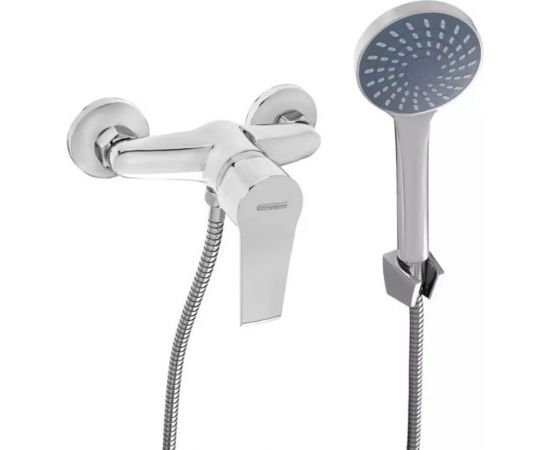 Смеситель для душа СоюзКран с душевым набором, керамический картридж 40 мм, хром, цинк SК04-N112 567-106 