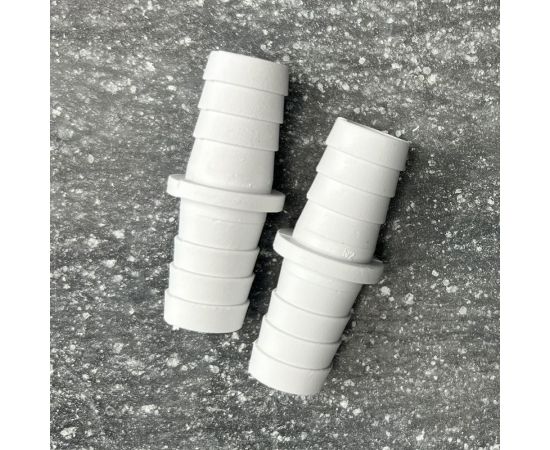 Пластиковый штуцер для сливных шлангов Профитт 19 мм, 2 шт. 2226186 