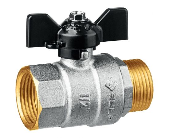 Шаровой кран ЗУБР полнопроходной "мама-папа" 1/2" 51325-1/2 