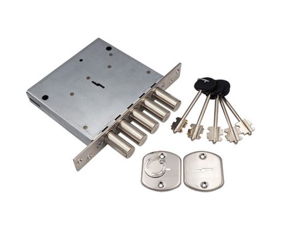 Врезной замок МЕТТЭМ ЗВ8 140.0.1 5 ключей 20287 – изображение 3