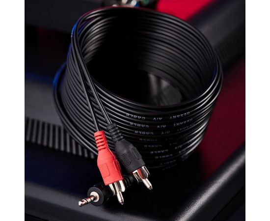 Шнур Стерео 3.5 мм - 2 RCA REXANT, длина 10 метров 17-4207 – изображение 5