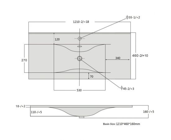Раковина SANVIT №9120 D 120-46-18 r9120d – изображение 3