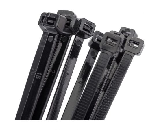 Кабельные стяжки Airline хомуты 4,8 х 400 мм, пластиковые, черные, 10 шт. ACT-N-29 – изображение 3