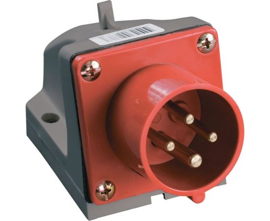 Стационарная вилка IEK 514 3Р+РЕ 16А 380В IP44 PSR52-016-4 – изображение 3