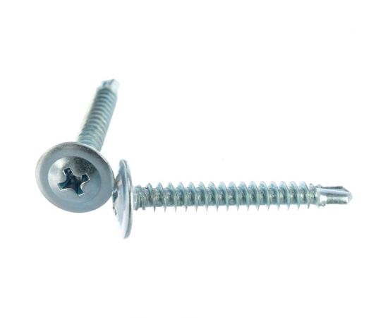 Саморез с прессшайбой Метизный двор сверло 4,2x32, 500 шт. 4607159062758 – изображение 2