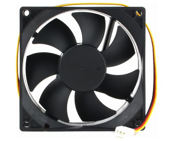 Гидродинамический вентилятор Gembird 92x92x25 3 pin провод 30 см D9225HM-3 – изображение 3