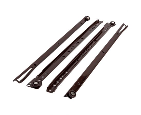 Роликовые направляющие Локри 450 мм, коричневые, 2 шт. EDS003-L450 MM BROWN – изображение 3