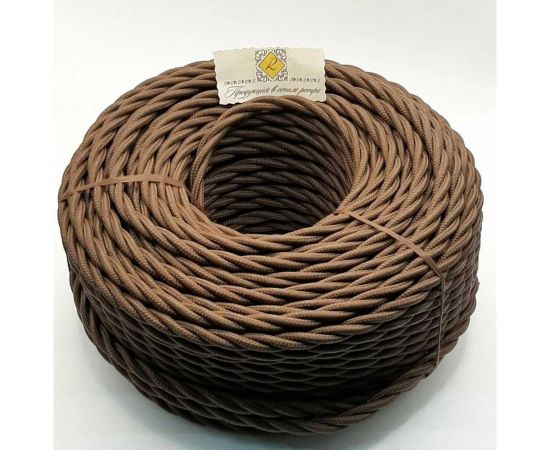 Провод Bironi 3x1,5 коричневый (матовый) 10м B1-434-72-10 – изображение 2