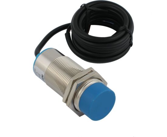 Индуктивный неэкранированный датчик INNOCONT, M30x1,5, L=78 мм, зона срабатывания 15 мм, -25 +60 С, 12…24 VDC, IP65, выход: PNP NO, макс. ток 200 мА, кабель 2 м SL-30P15C – изображение 4