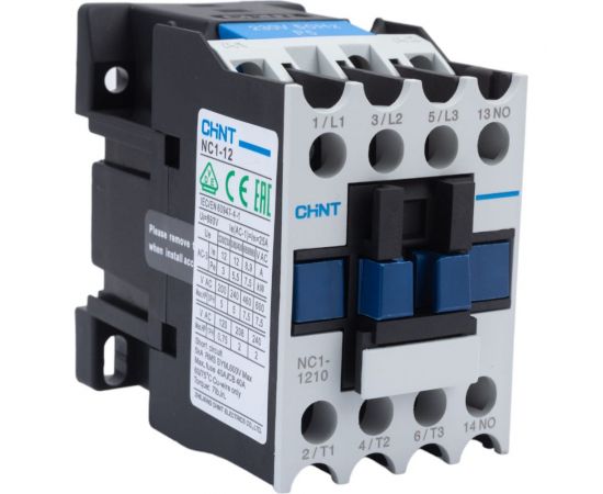 Контактор CHINT NC1-1210 12А 230В/АС3 1НО 50Гц (R) 221358 – изображение 4