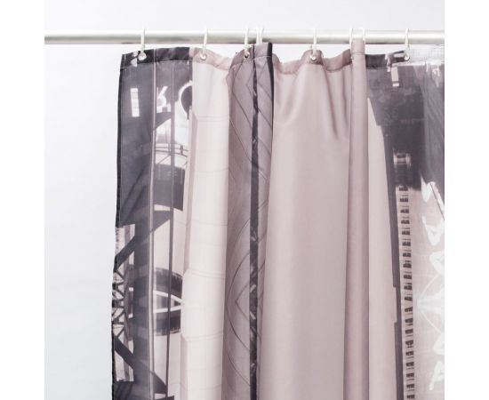 Штора для ванной комнаты IDDIS, 200*180см, полиэстер, B24P218i11 – изображение 3