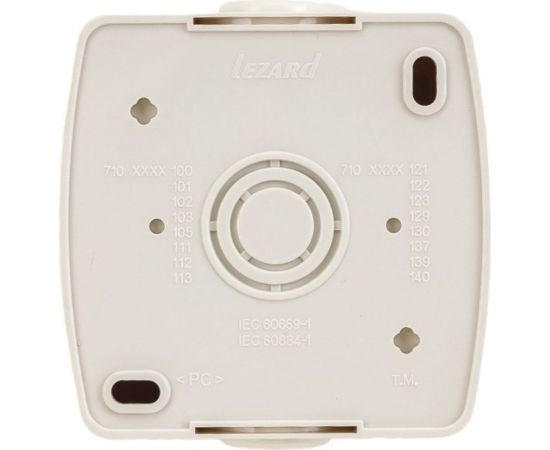 Розетка Lezard NATA без заземления, керамика, кремовый 710-0300-121 – изображение 3