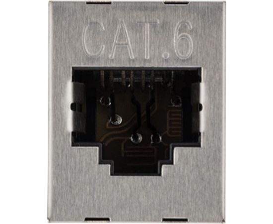 Проходной экранированный адаптер REXANT RJ-45(8P-8C), FTP категория 6, гнездо-гнездо 03-0109 – изображение 4