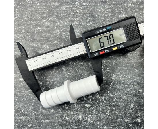 Пластиковый штуцер для сливных шлангов Профитт 19 мм, 2 шт. 2226186 – изображение 2