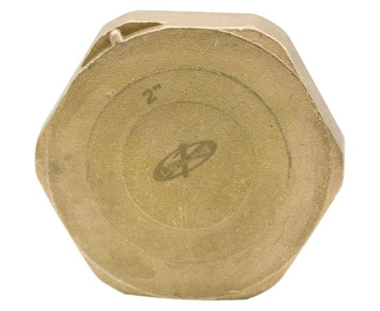Заглушка LEXLINE 2 вн, латунь, с контрольным отверстием, 50 551741 – изображение 3