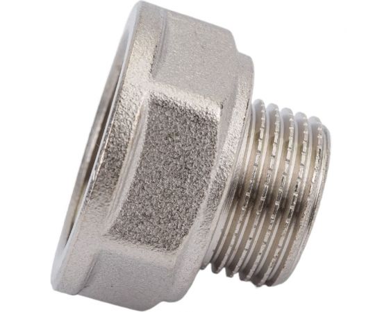 Латунный переход PRO AQUA Н/В резьбовой 3/8 x 1/2 08-M10-F15x – изображение 2