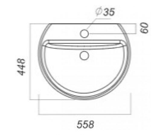 Умывальник SANITA BEST 00000055448 – изображение 3