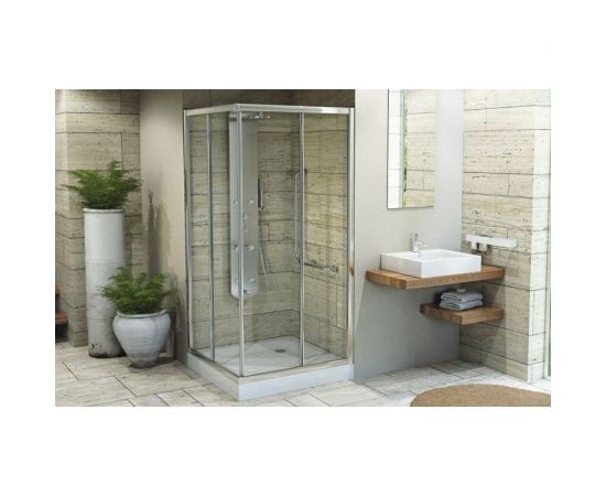 Стальной душевой поддон BLB 700x700, рифленый CF70 – изображение 3