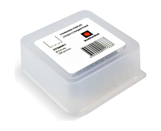 Скоба волнистая (100 шт; 0.6 мм) для ремонта пластика RedHotDot ST06001 – изображение 8