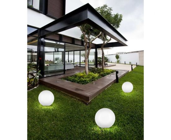 Садово-парковый светильник FERON ПМАА, 230V E27, d=400мм, молочно-белый (на столб), НТУ 01-150-401 11713 – изображение 7