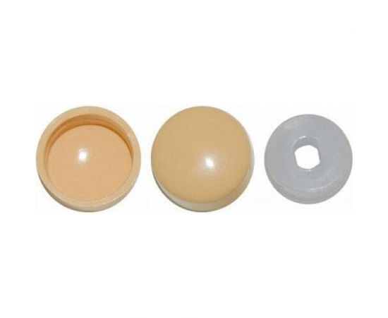 Заглушка Tech-Krep для сквозного крепления бежевая 10 шт. пакет 144068 