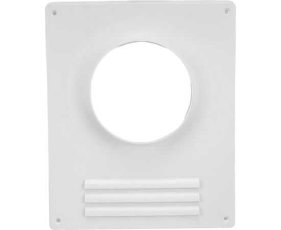 Площадка торцевая пластиковая с фланцем и решеткой (205x240 мм; 110 мм) ВИЕНТО 110ПР 