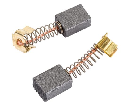 Комплект угольных щеток для электроинструмента Hammer (пружина, пятак-уши), 6x9х11.5 мм, 2 шт COFRA SDH-34612 