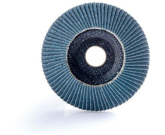 Конический лепестковый круг ZC721X STD 125x22 мм, цирконий, Р80 Interflex 1003803041 