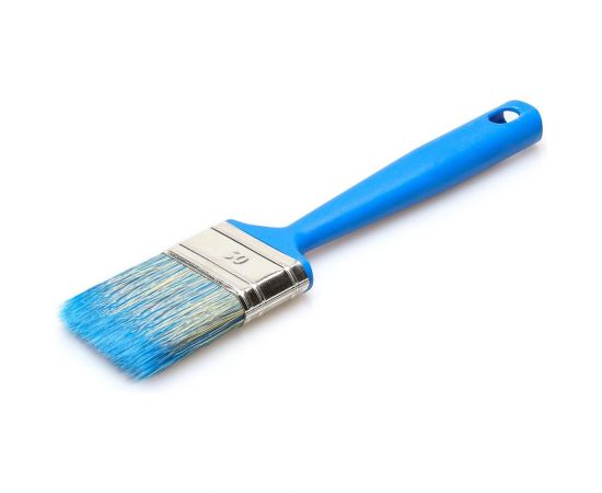 Флейцевая кисть для красок и лаков на водной основе смешанная щетина В1 50х14мм Мелодия цвета 77050 