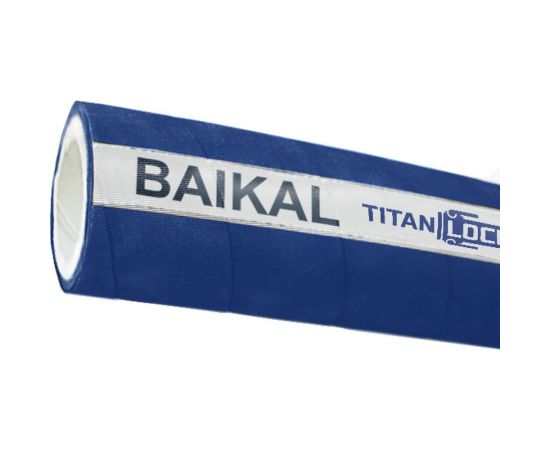 Пищевой рукав TITAN LOCK 1in, «BAIKAL», внутренний диаметр 25мм, 5м, 10bar, UHMWPE, н/в, 5 метров TL025BK_5 