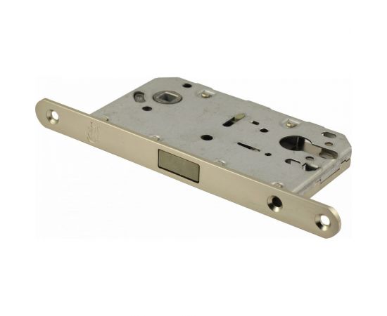 Замок под цилиндр магнитный матовый никель Вантаж MC85SN 