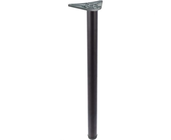 Ножка Tech-Krep металл, круглая, нерегулируемая, D60x710 мм, черная - накл. 127488 