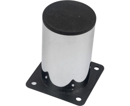 Ножка Tech-Krep металл, круглая, нерегулируемая, D50x80 мм, хром - накл. 148577 